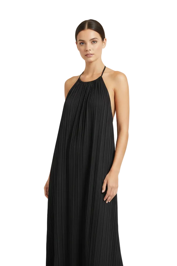 Witchery black midi dress, size 12