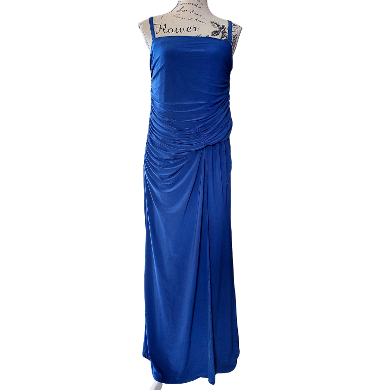Blue formal dress, size 12-14