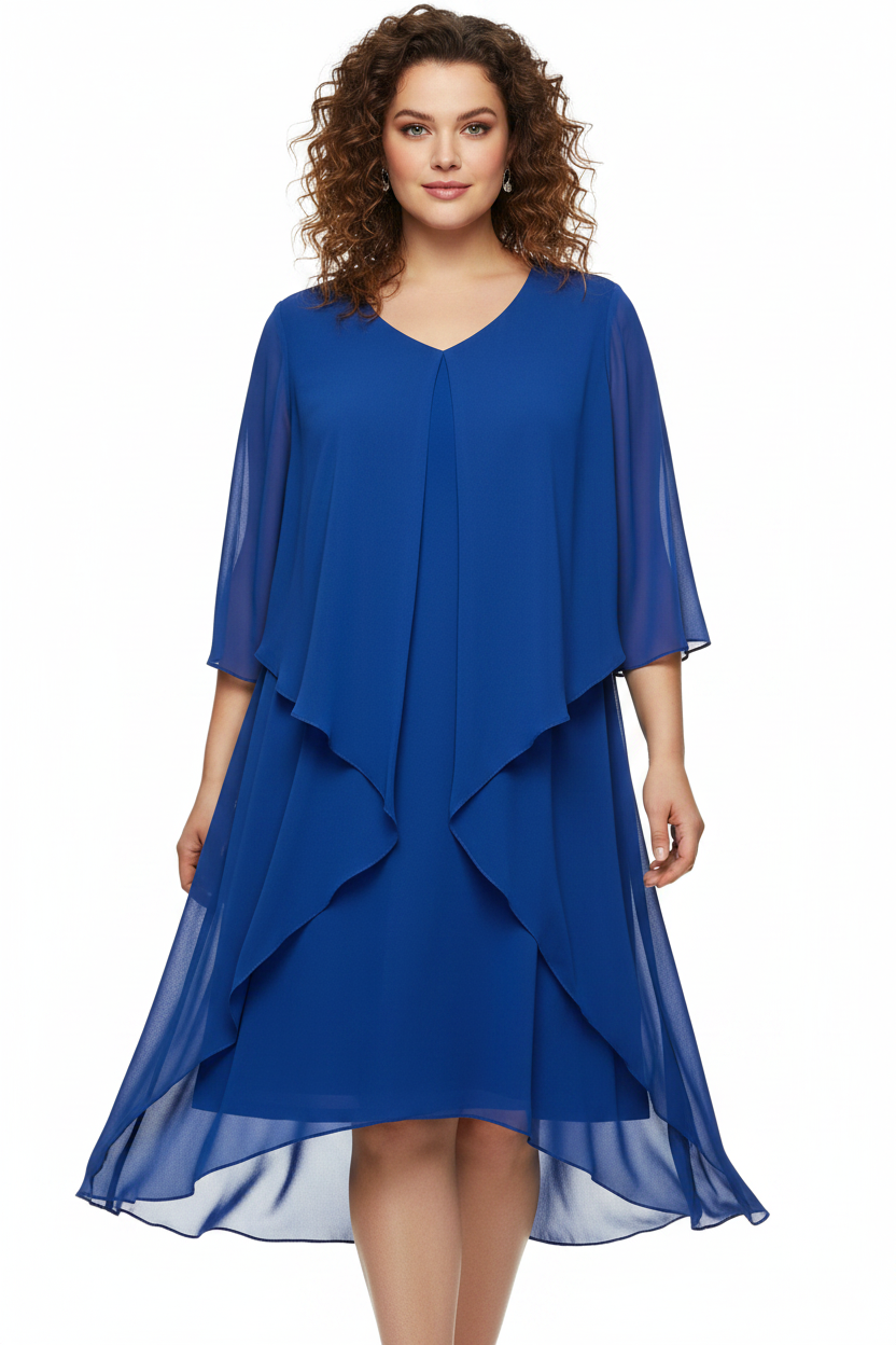 Swish blue formal dress, size 22