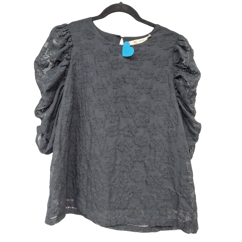 Rue de Femme black top, size 14