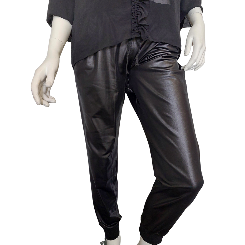 Mimoso black silky pants, size 12