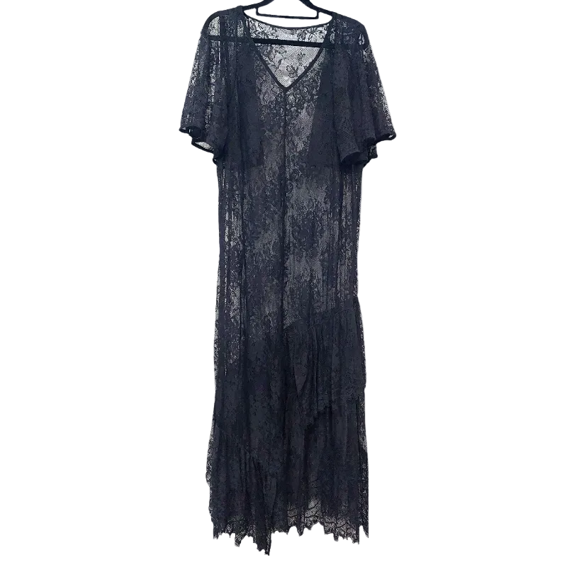 Black lace dress, size 14-16