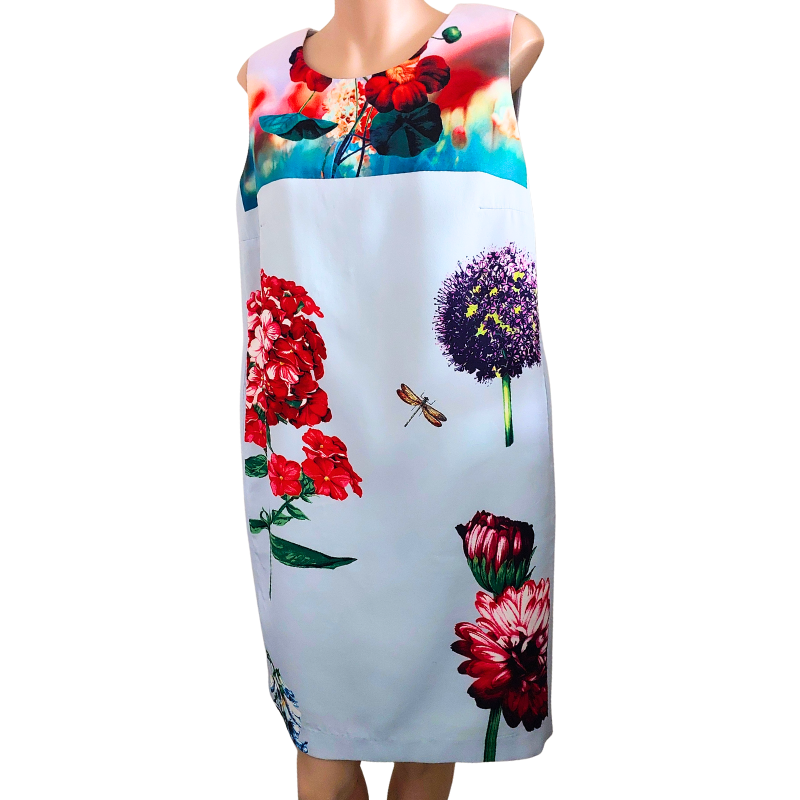 Trelise Cooper blue floral dress, size 12