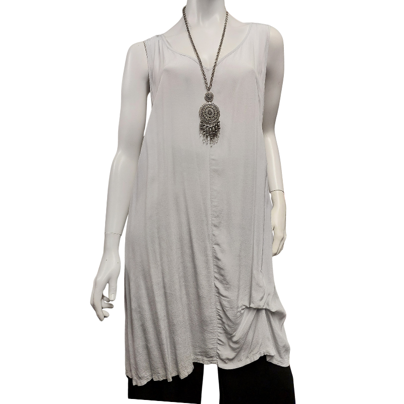 Chocolat grey slip dress, size 18