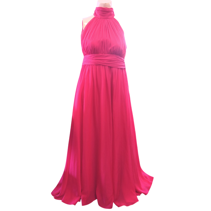 IMODA hot pink designer ball dress, size 20-22