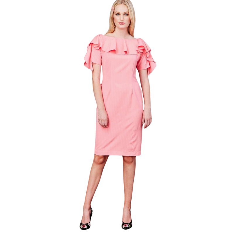 Trelise Cooper baby pink formal dress, size 16