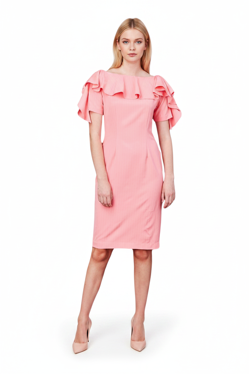 Trelise Cooper baby pink formal dress, size 16