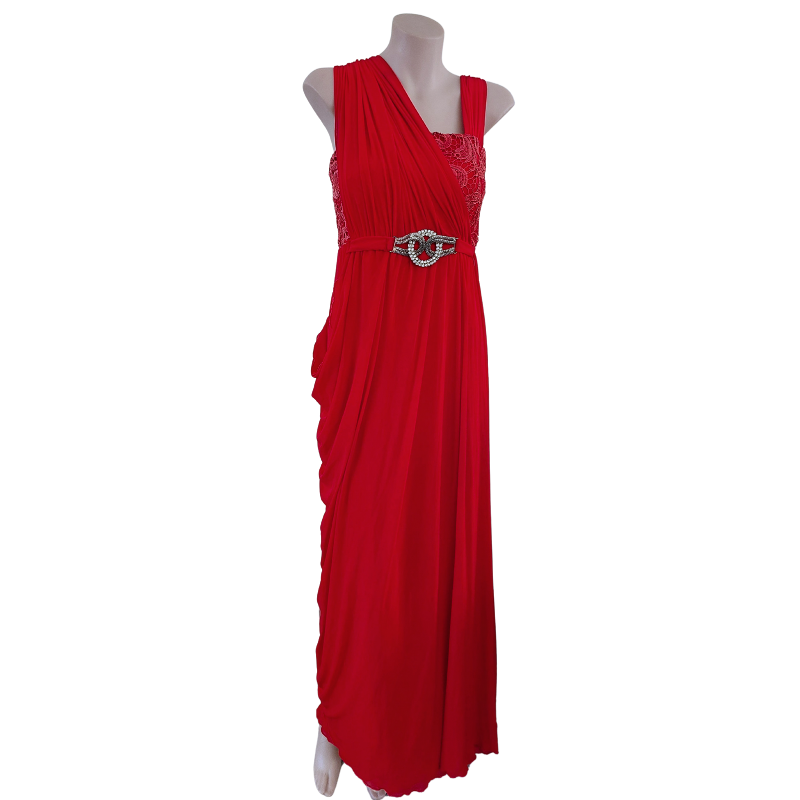 Red lace formal/ball dress, size 8/10 Anita V Fashion & Beauty Red lace formal/ball dress, size 8/10 Anita V Fashion & Beauty