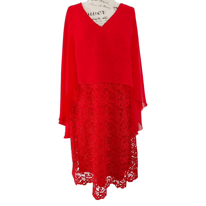 NEW Eve Hunter red cocktail dress, retail $550
