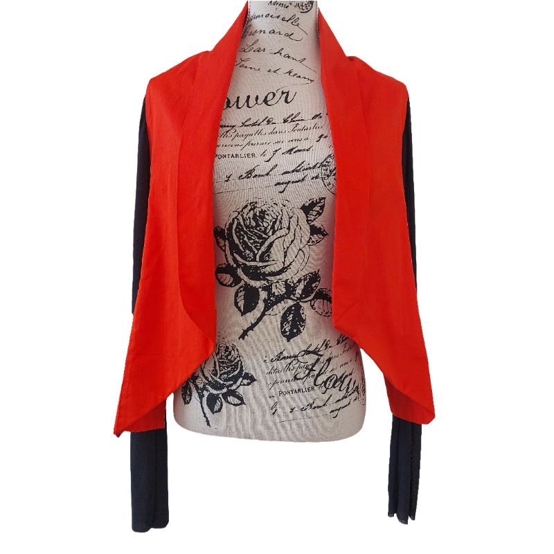 Nic Designer navy & orange jacket, size 14