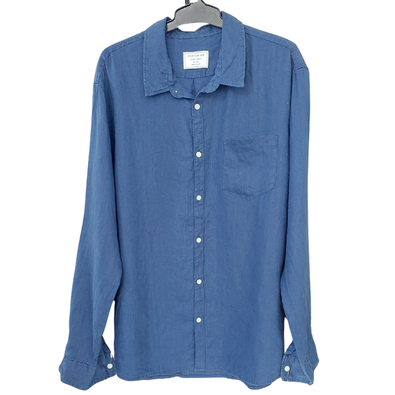 Gasoline men's linen shirt, size XL, choice of 3