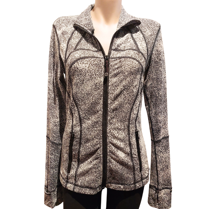 Lululemon Define black & grey sports jacket, 8, NZ Size 12