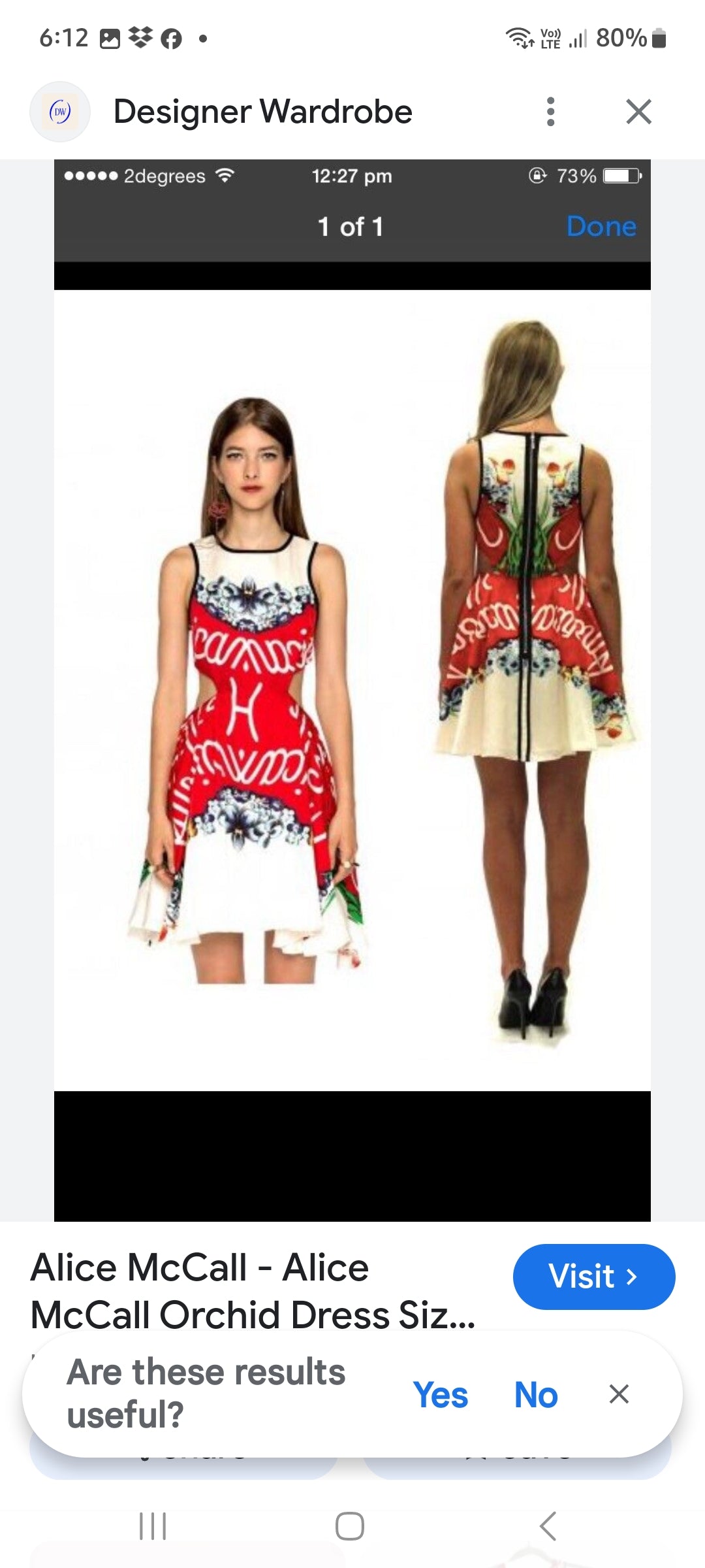 Alice McCall party/formal dress, size 10