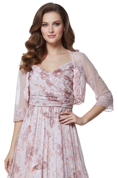 Annah S pink shrug, size 10
