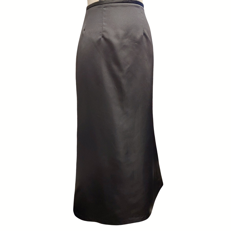 Vintage Linda Evans long satin skirt, size 10