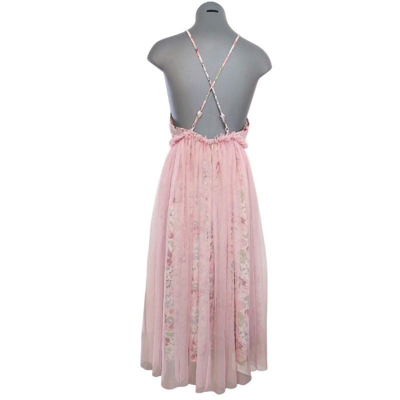 Pink tulle formal dress size 10