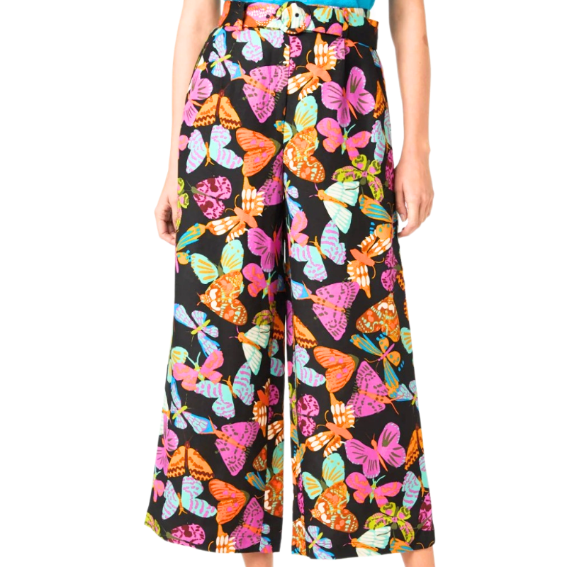 Princess Highway linen wide leg pants, size 10