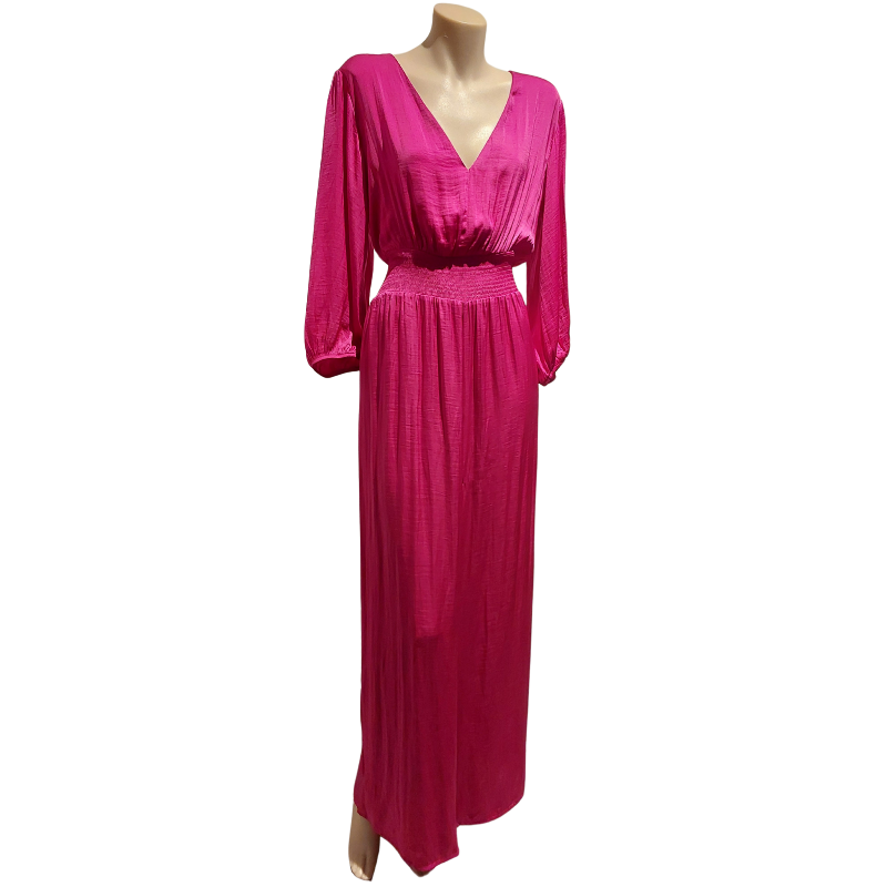 Cerise silky jumpsuit, size 12