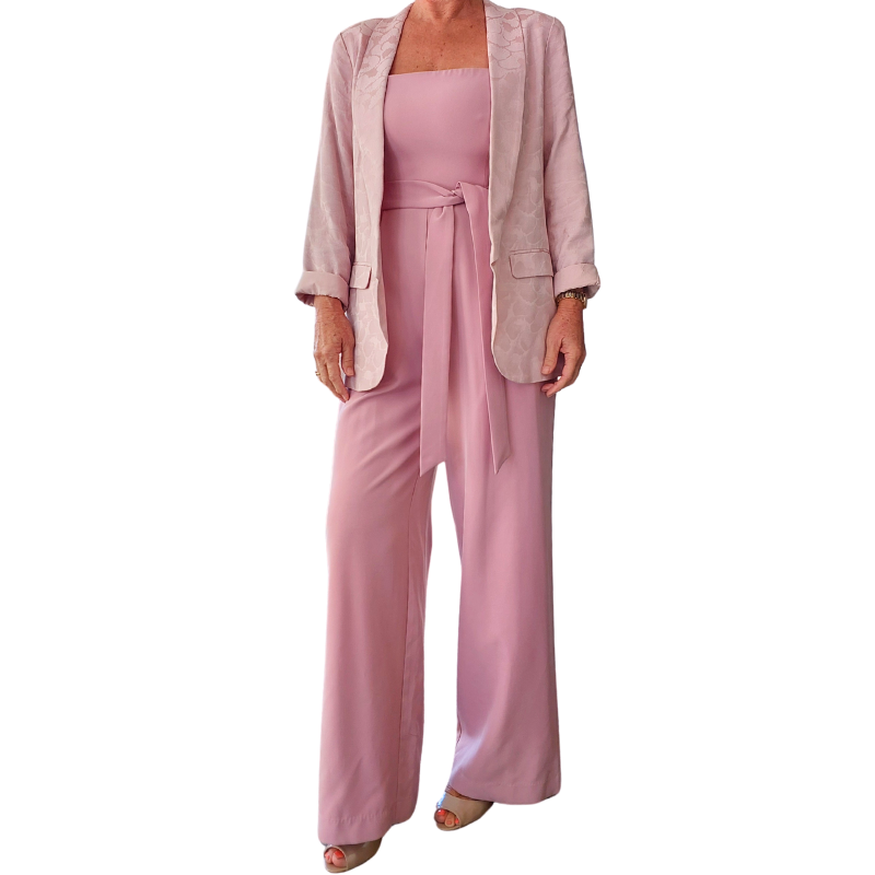 Dusky pink jumpsuit, size 12