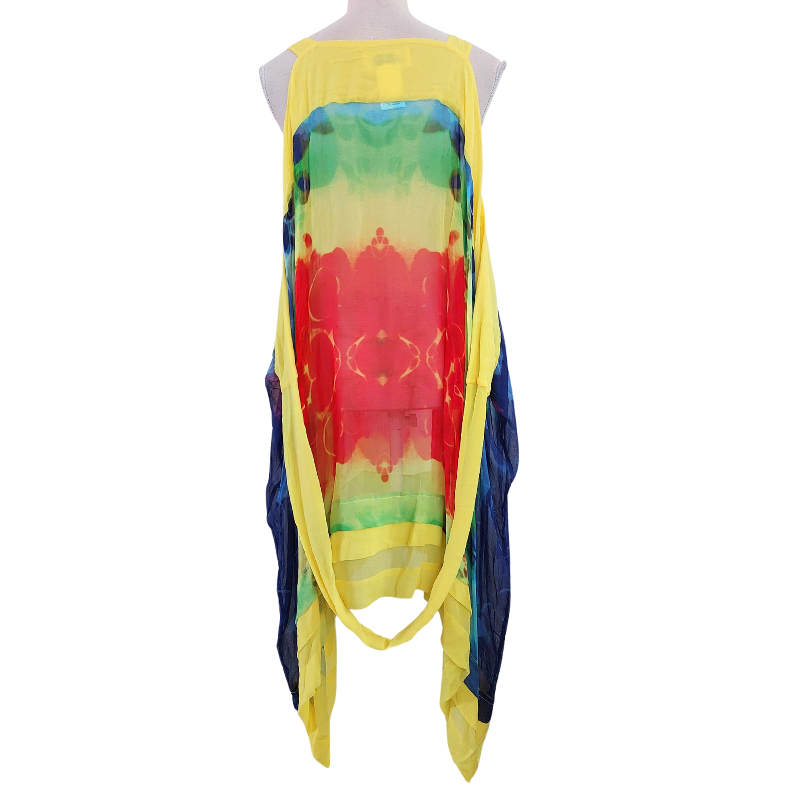 Trelise Cooper yellow silk dress/coverup, size 10