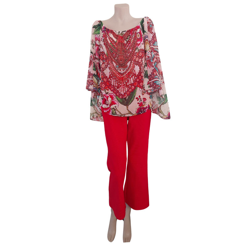 Twin retro red pants, size S/10