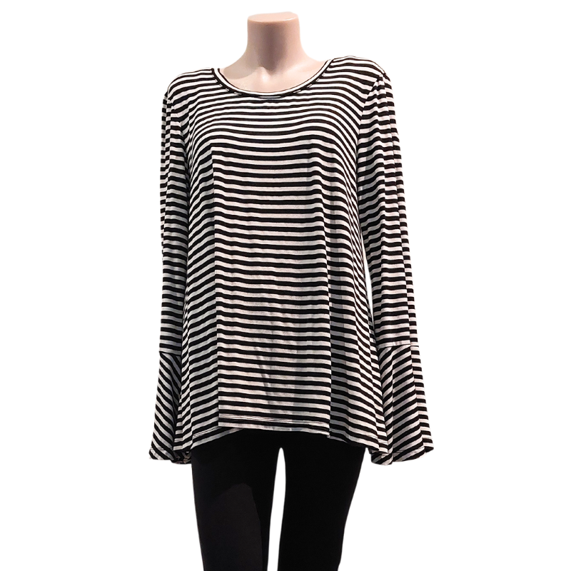 COOPER Bell Bottom Blues Top, size XS 10