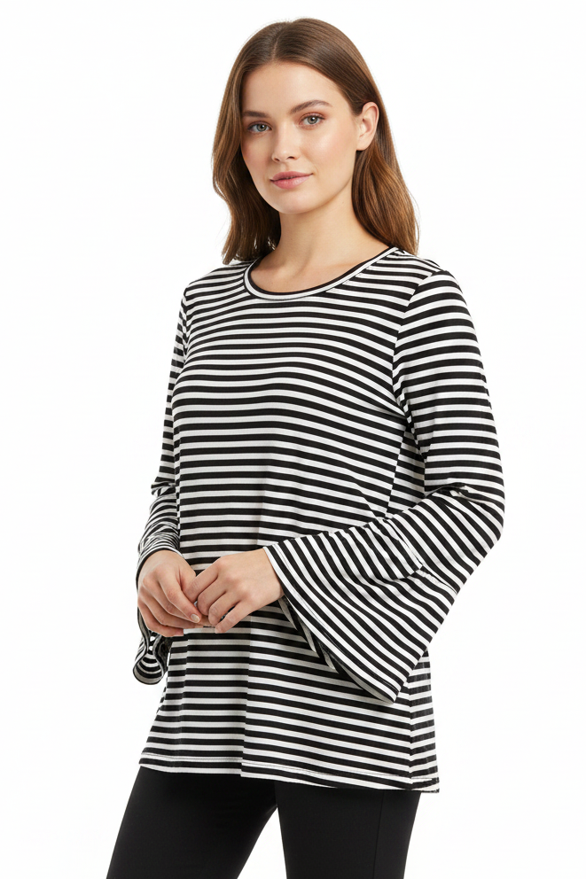 COOPER Bell Bottom Blues Top, size XS 10