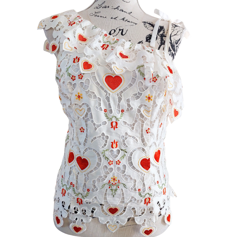 Coop heart of it Summer top, size M-12
