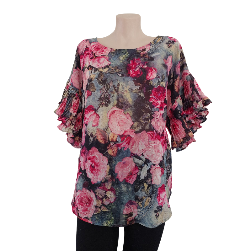 NEW Annah S green blouse/top, size S 10/12