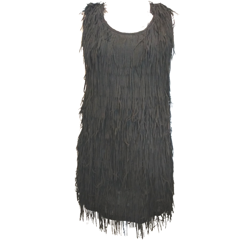 Black 1920's style Flapper/Gatsby Dress, size 6/8