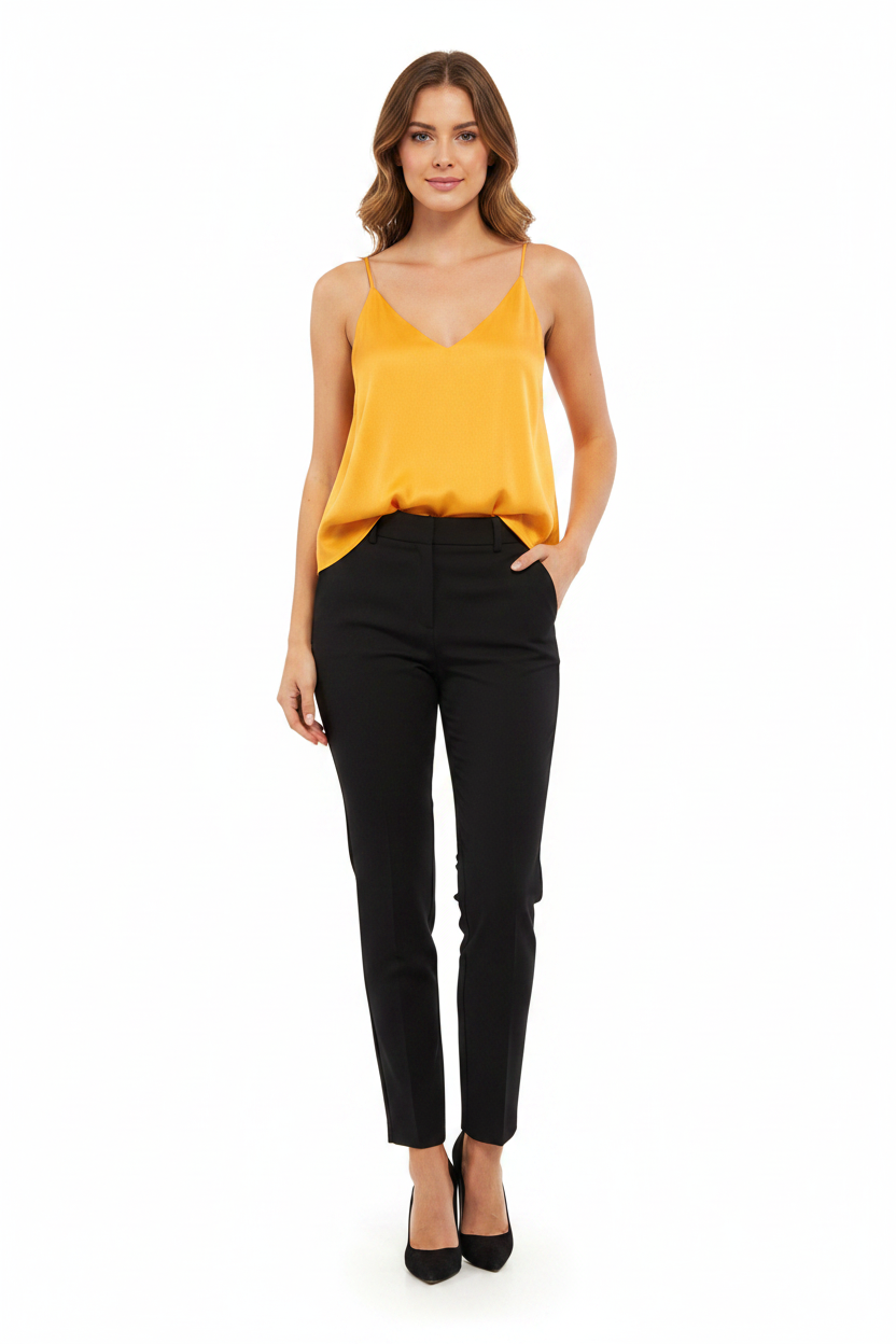 Bec & Bridge mustard top, size 6