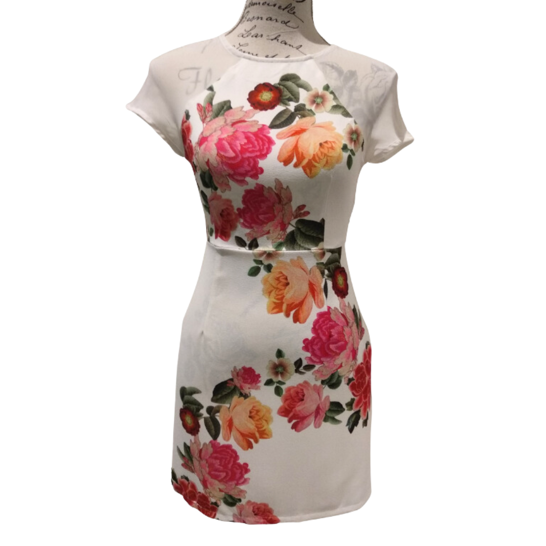 Paint It Red floral mini dress size 8