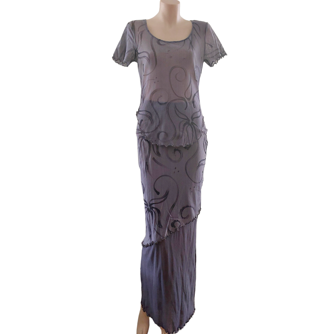 Monsoon fine mesh stretch bodycon dress, size 10-HIRE