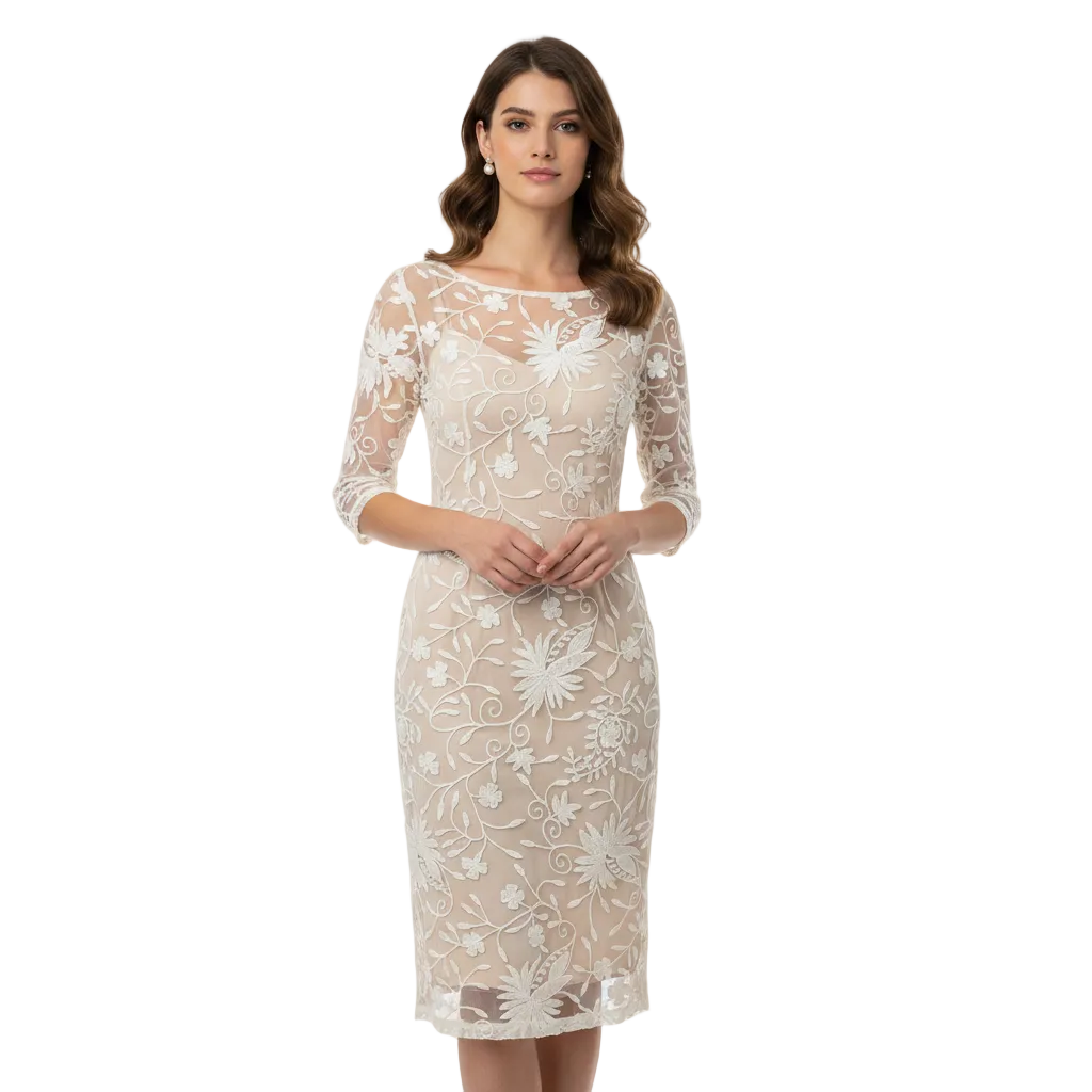 Helen Cherry ivory lace dress, size 10