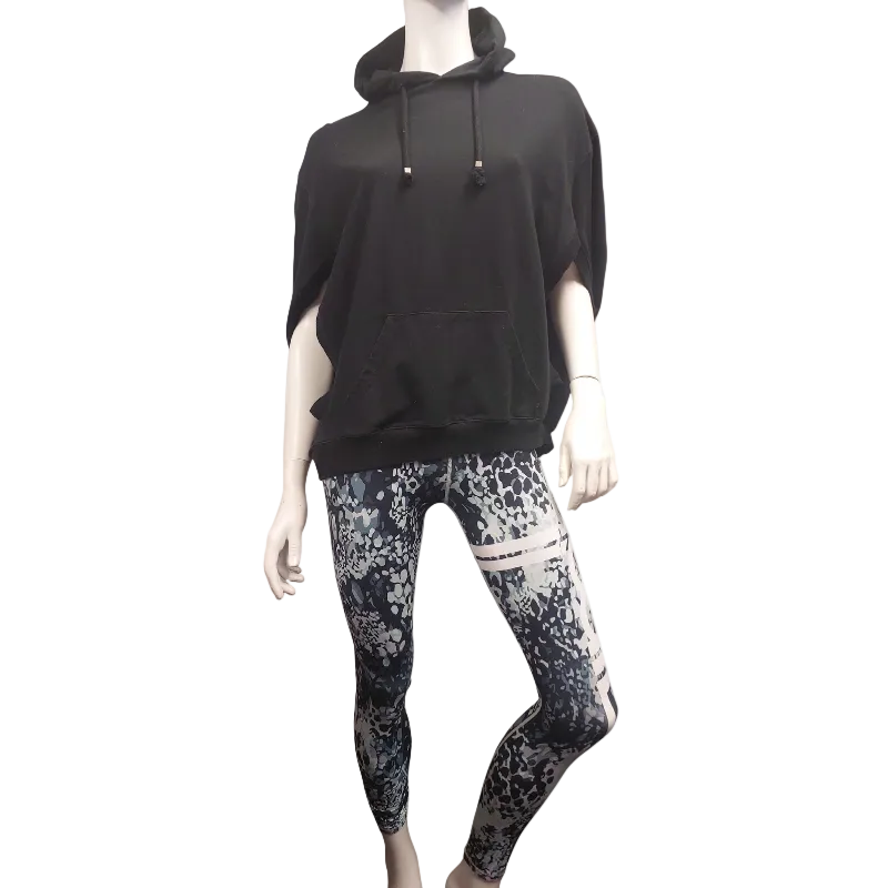 Federation sleeveless black sweater, size XS, fits 8, 10, 12