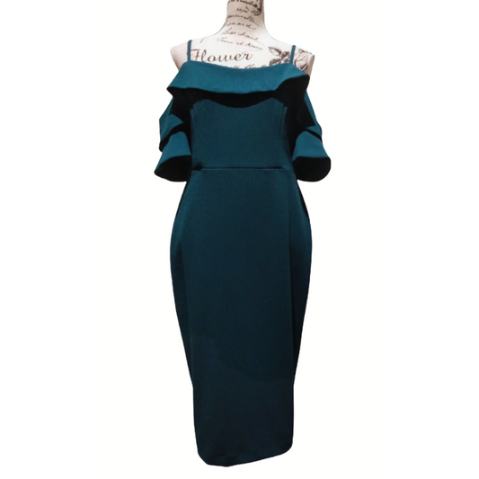 'Joanne' teal dress size 12