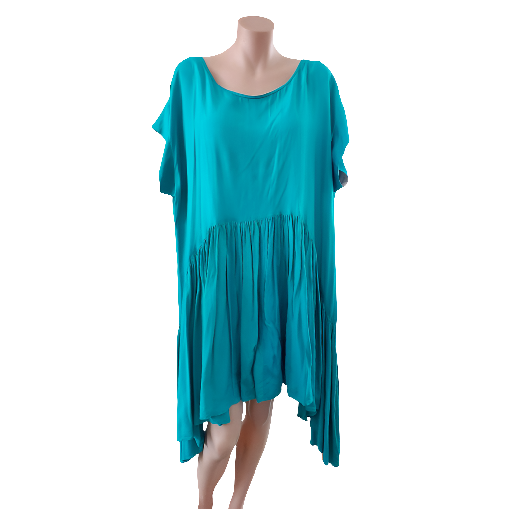 Sale-Moochi teal top/dress, size L 14-16