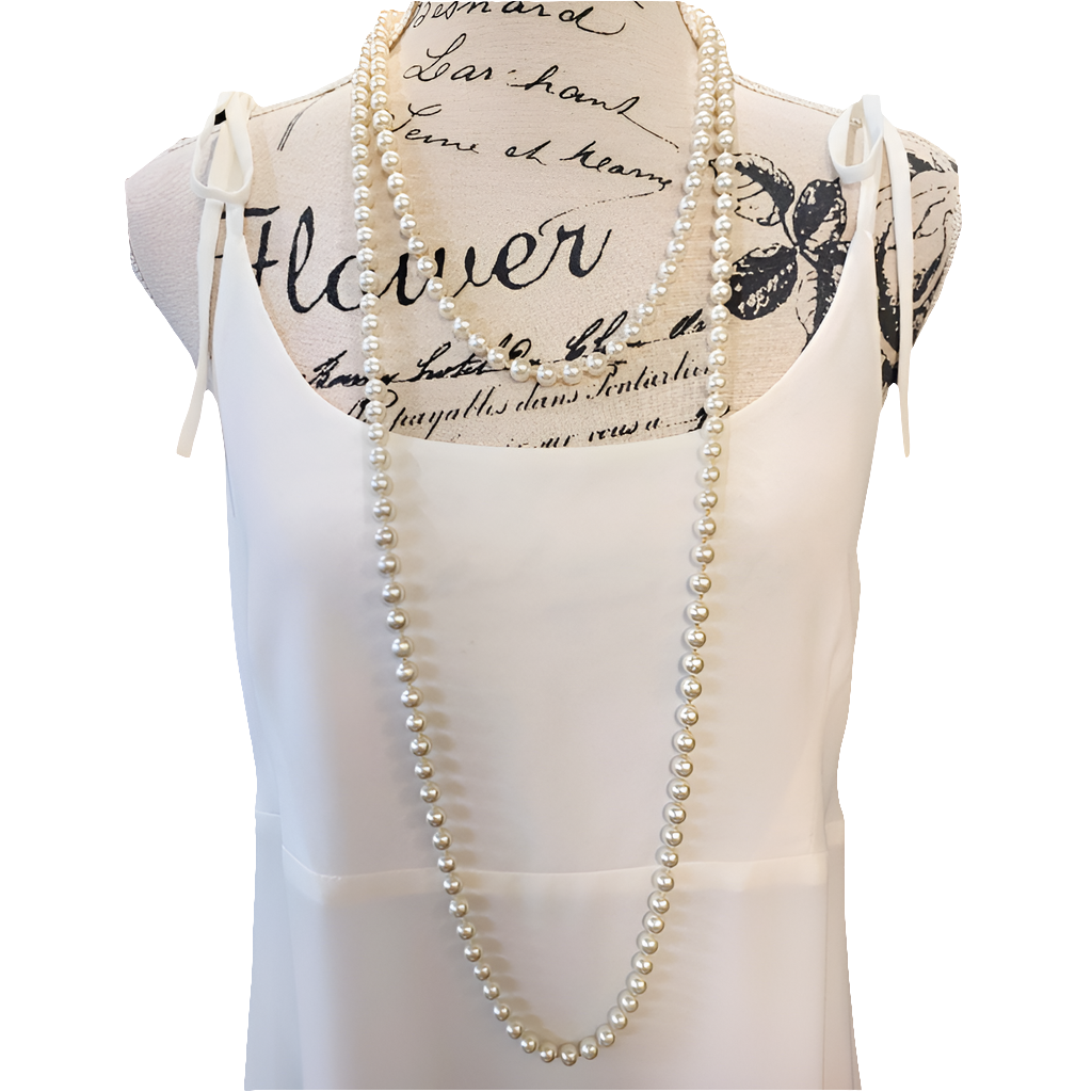 Cue ivory chiffon dress, size 12/14