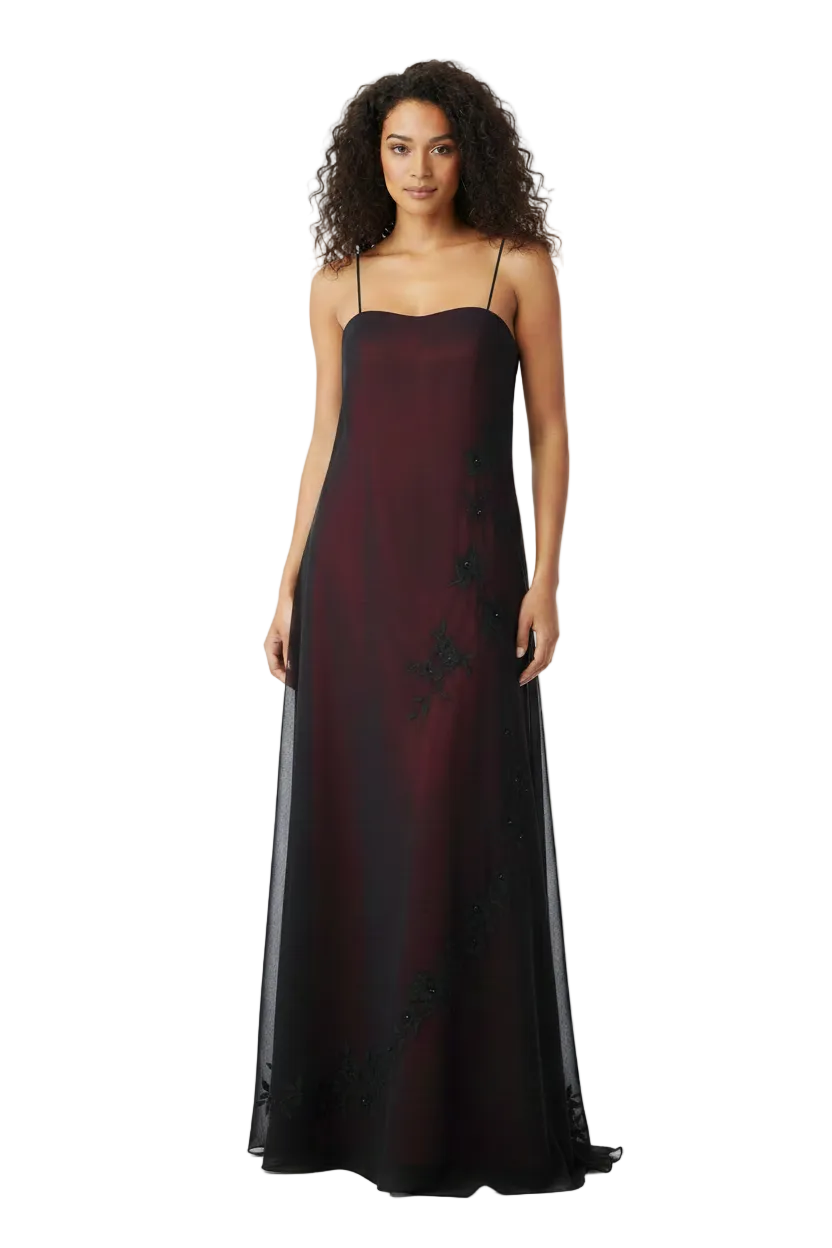 Burgundy formal/ball dress, size 16
