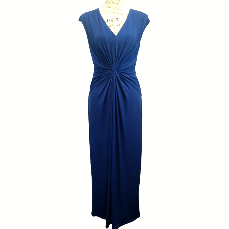 'Melissa' blue formal/ball dress-size 10/12 HIRE