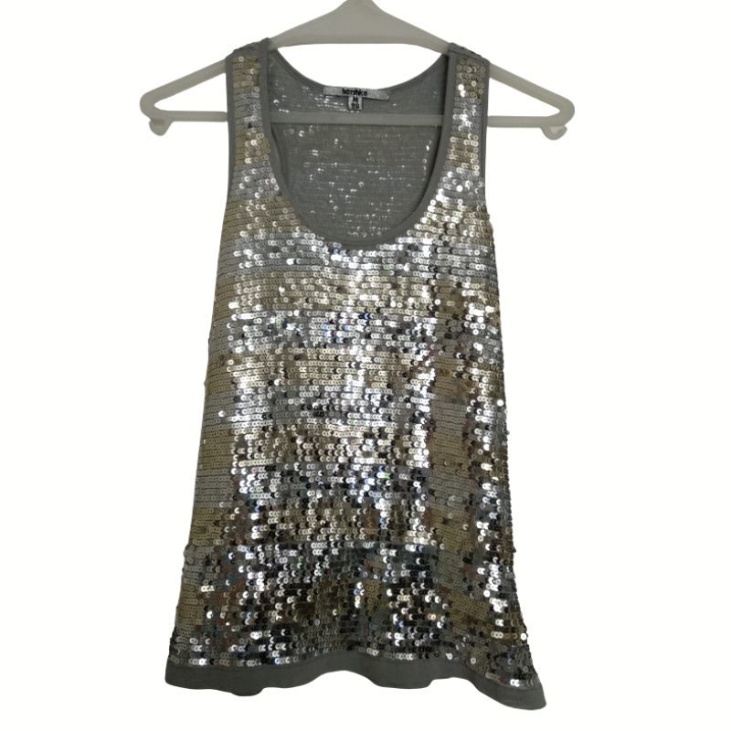 Bershka sequin top, size 10