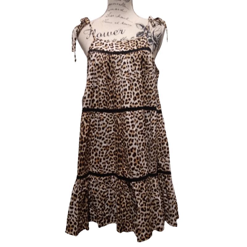 Seed animal print Summer dress, Size 6
