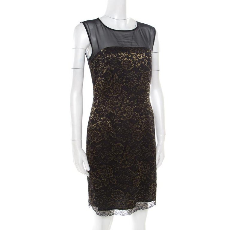 Diane von furstenberg black formal dress-size 10/ 12-retail $609