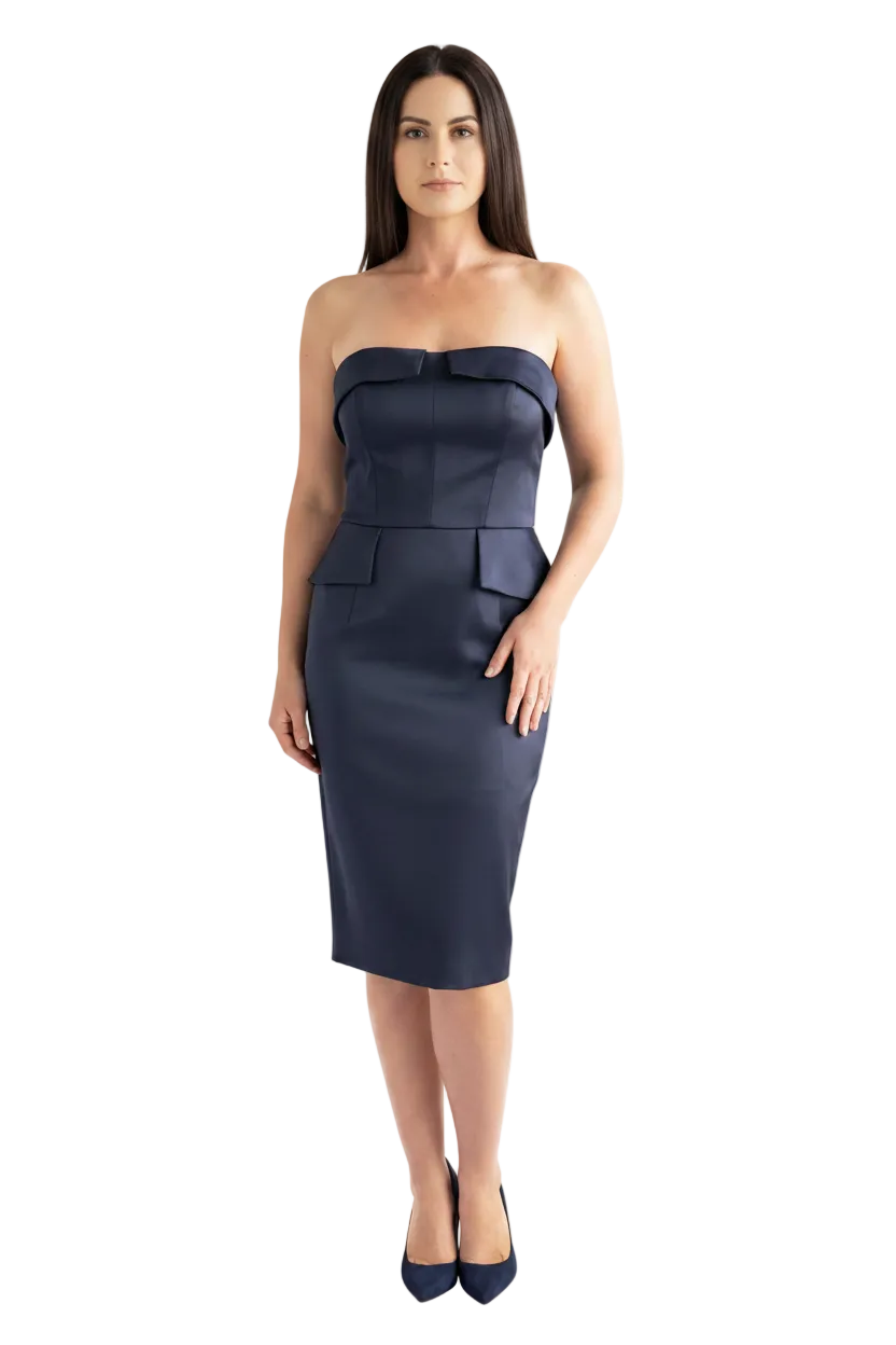 Cue navy cocktail dress, size 12/14