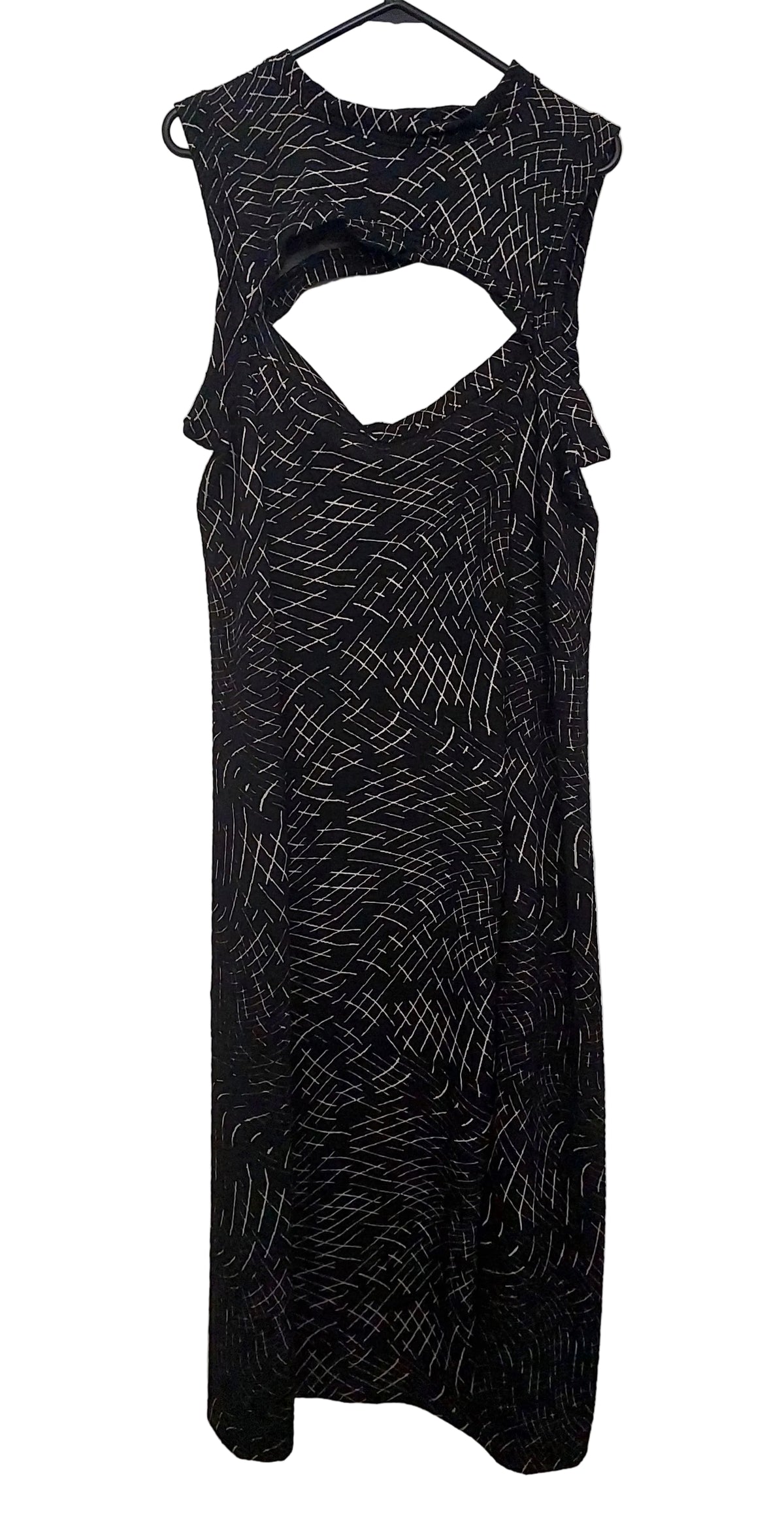 TCD black & beige maxi dress, size 14 & 16