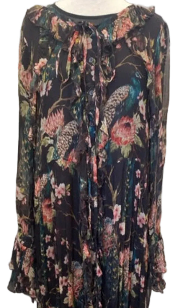 TRELISE COOPER CONQUERING GREAT PLEATS DRESS $749.00 SIZE 10-HIRE