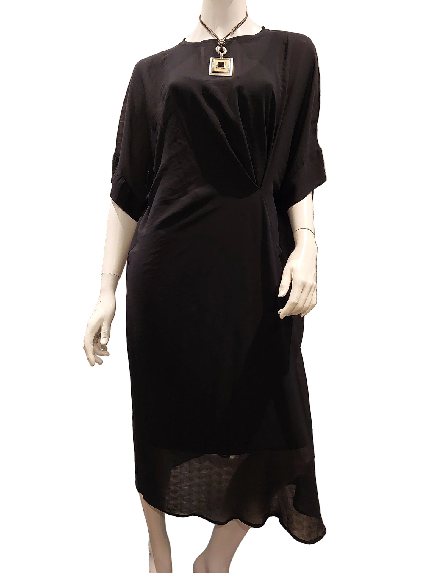Moochi navy chiffon dress, size 10