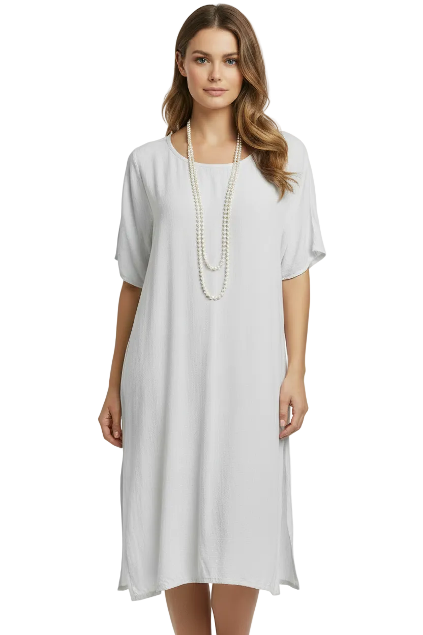 MOSS ivory white layering overtop/dress, size 14/16