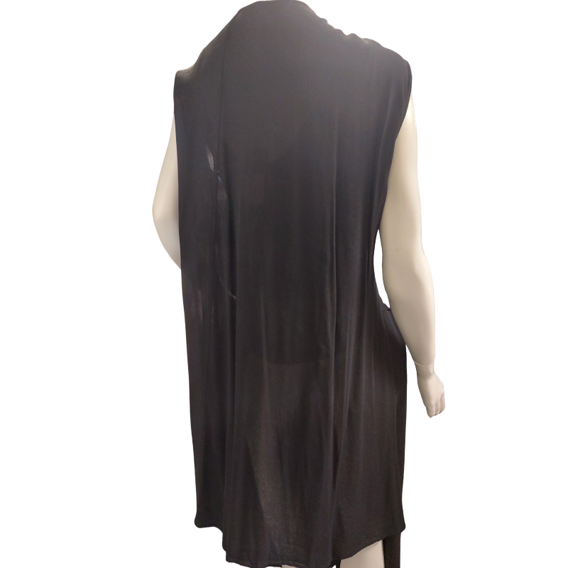 Company Of Strangers NZ DESIGNER black leather top, size 12