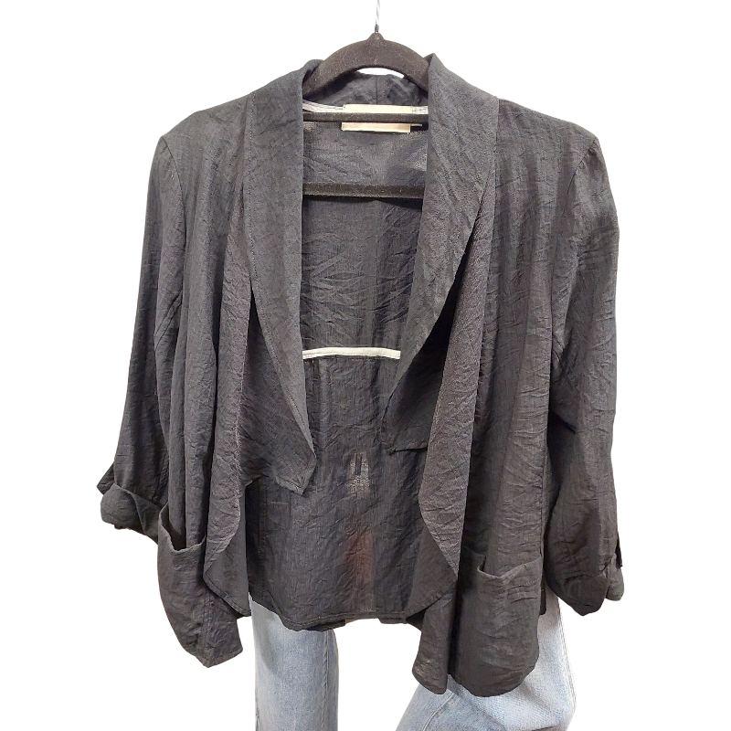 Holmes & Fallon black Summer jacket, size 8